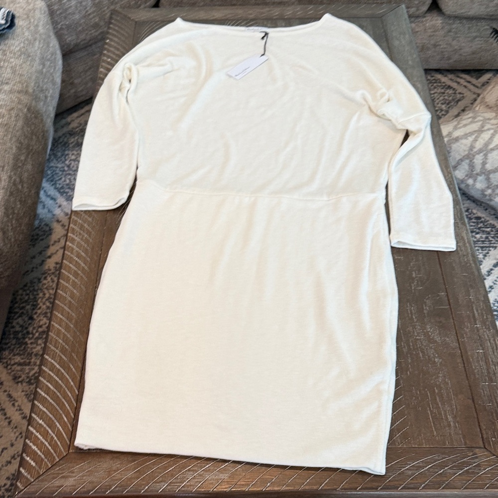 Michael Stars Cream Long Sleeve Dress